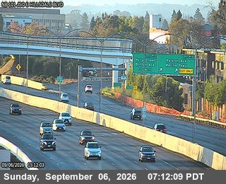 US-101 : Just South of East Hillsdale Blvd live camera view