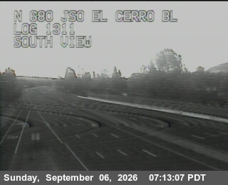 I-680 : JSO El Cerro Blvd live camera view