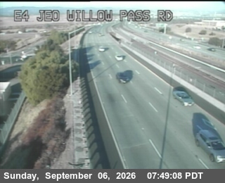 SR-4 : Just East Of Willow Pass Road live camera view