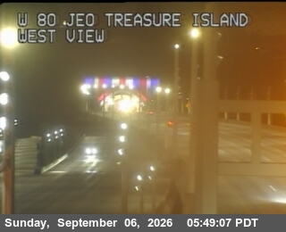 I-80 : Before YBI Tunnel live camera view