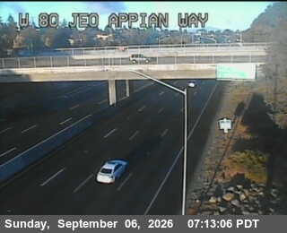 I-80 : Just East Of Appian Way live camera view