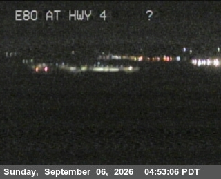I-80 : SR-4 - live traffic camera