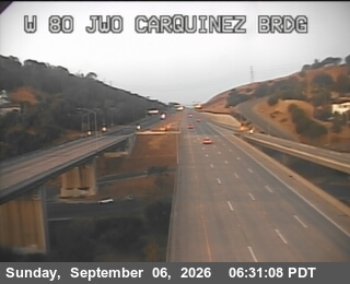 I-80 : Just West Of Carquinez Brdg live camera view