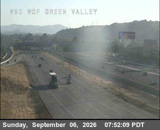 I-80 : West of Green Valley Road live camera view