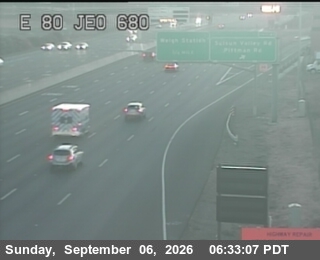 I-80 : East Of I-680 live camera view