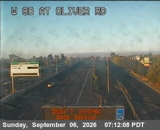 I-80 : Oliver Road live camera view