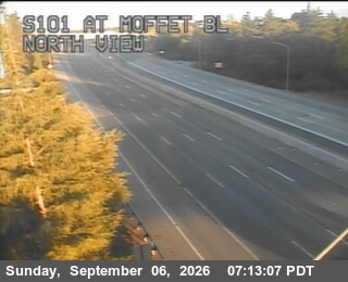 US-101 : At Moffett Blvd live camera view