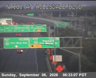 US-101 : Hillsdale Avenue live camera view