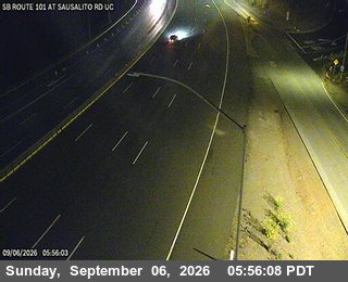 US-101 : Sausalito Road Undercross live camera view