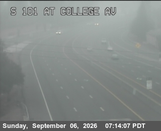 US-101 : College Avenue live camera view