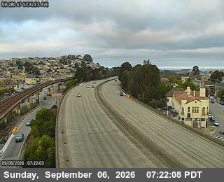 I-280 : At Sickles Av live camera view