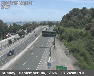 I-580 : Wof Main St live camera view