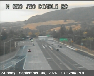I-680 : Just South Of Diablo Road live camera view