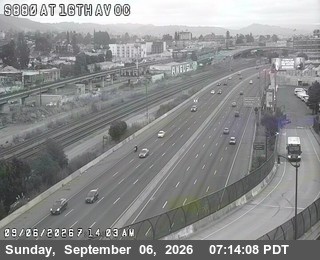 I-880 : 16th Avenue Overcross live camera view