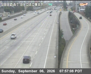 I-880 : Broadway live camera view