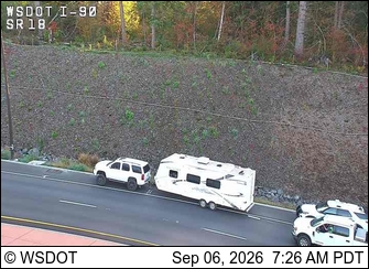I-90 at MP 25.68: SR 18 Interchange live camera view