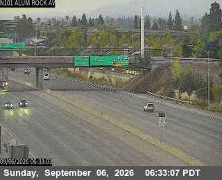 US-101 : Alum Rock Avenue live camera view