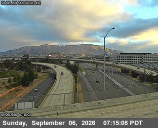 US-101 : San Bruno Avenue live camera view