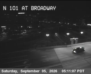 US-101 : N101 at Broadway live camera view