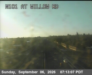 US-101 : N101 at Willow Rd live camera view