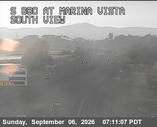 I-680 : S680 at Marina Vista live camera view