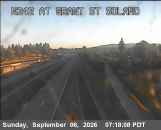 SR-242 : at Grant St Solano Wy OR live camera view