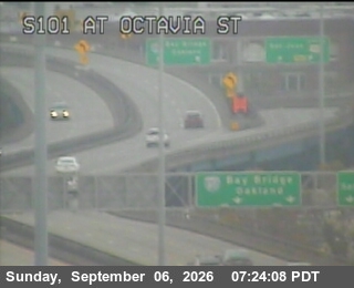 US-101 : At Octavia St live camera view