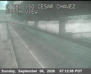 I-280 : Just South Of Cesar Chavez live camera view