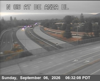 SR-85 : De Anza Boulevard live camera view